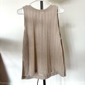 !!**SOLD**!! H&M Beige Knit Sleeveless Top
